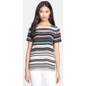 Diane Von Furstenberg Silk Embellished Top $398